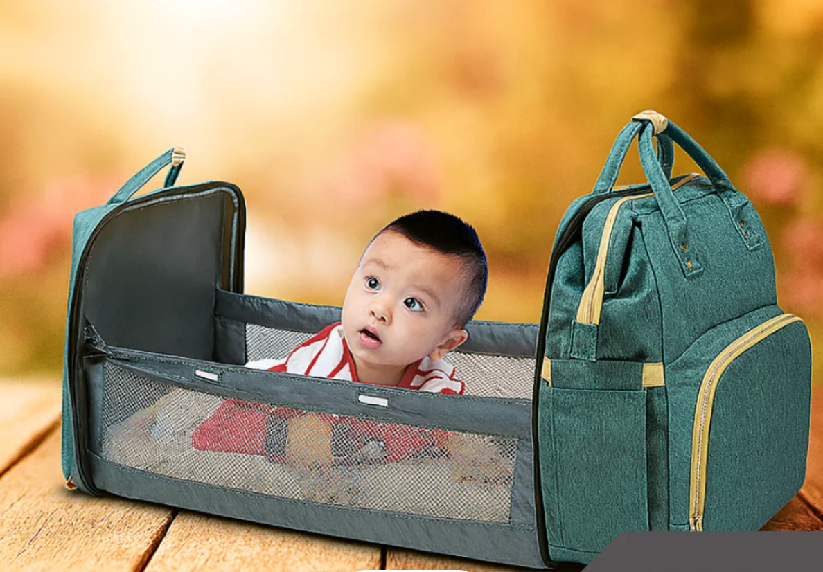 Changing Table, Crib & Playpen – All in One for New Parents