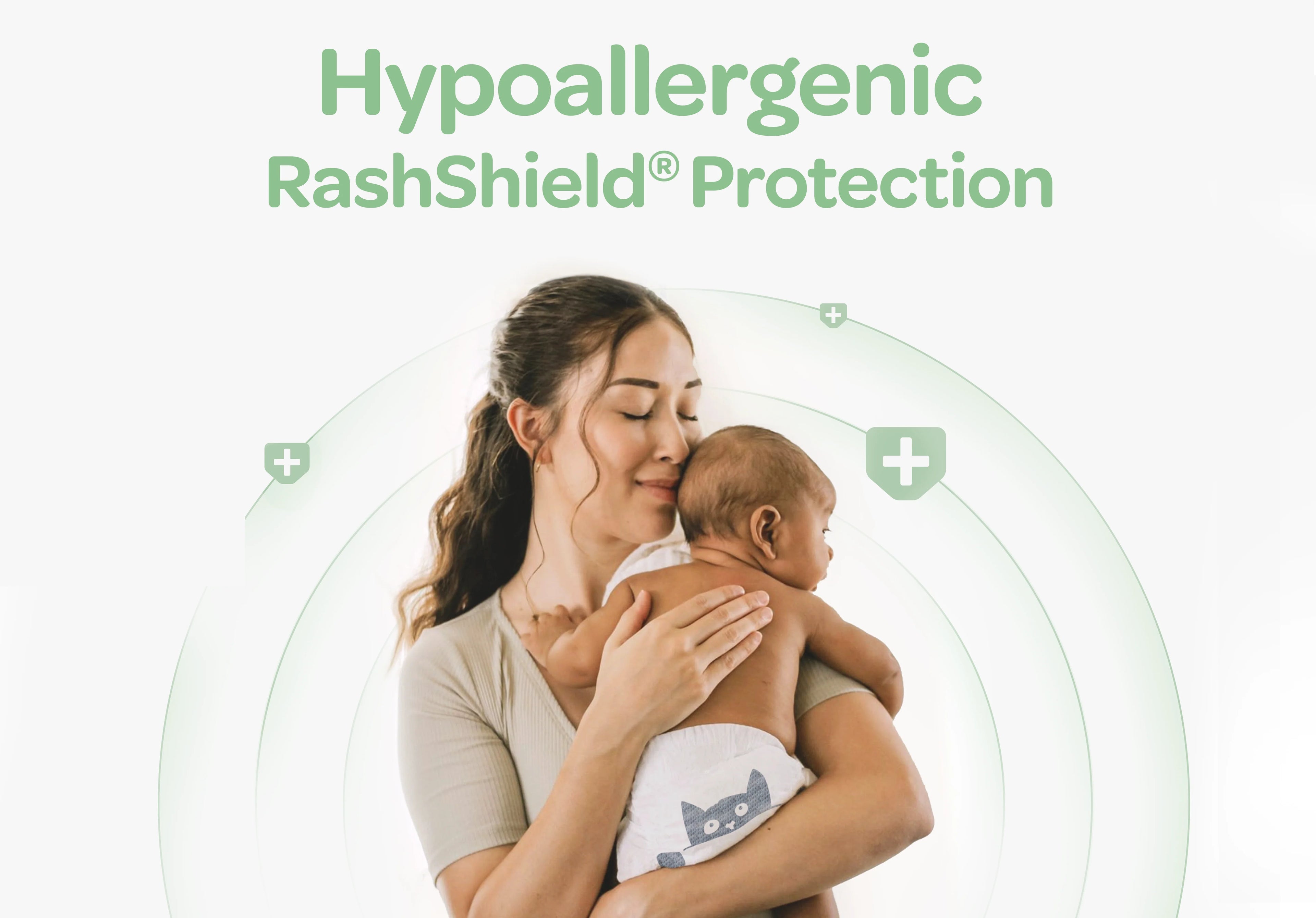 Clear+Dry® Natural Disposable Diapers + Wipes