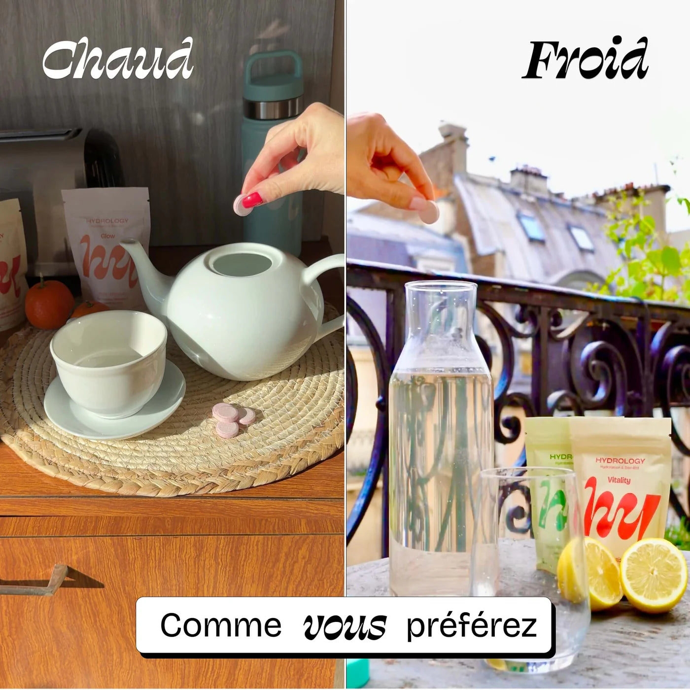 Eau fonctionnelle immunité sans sucre