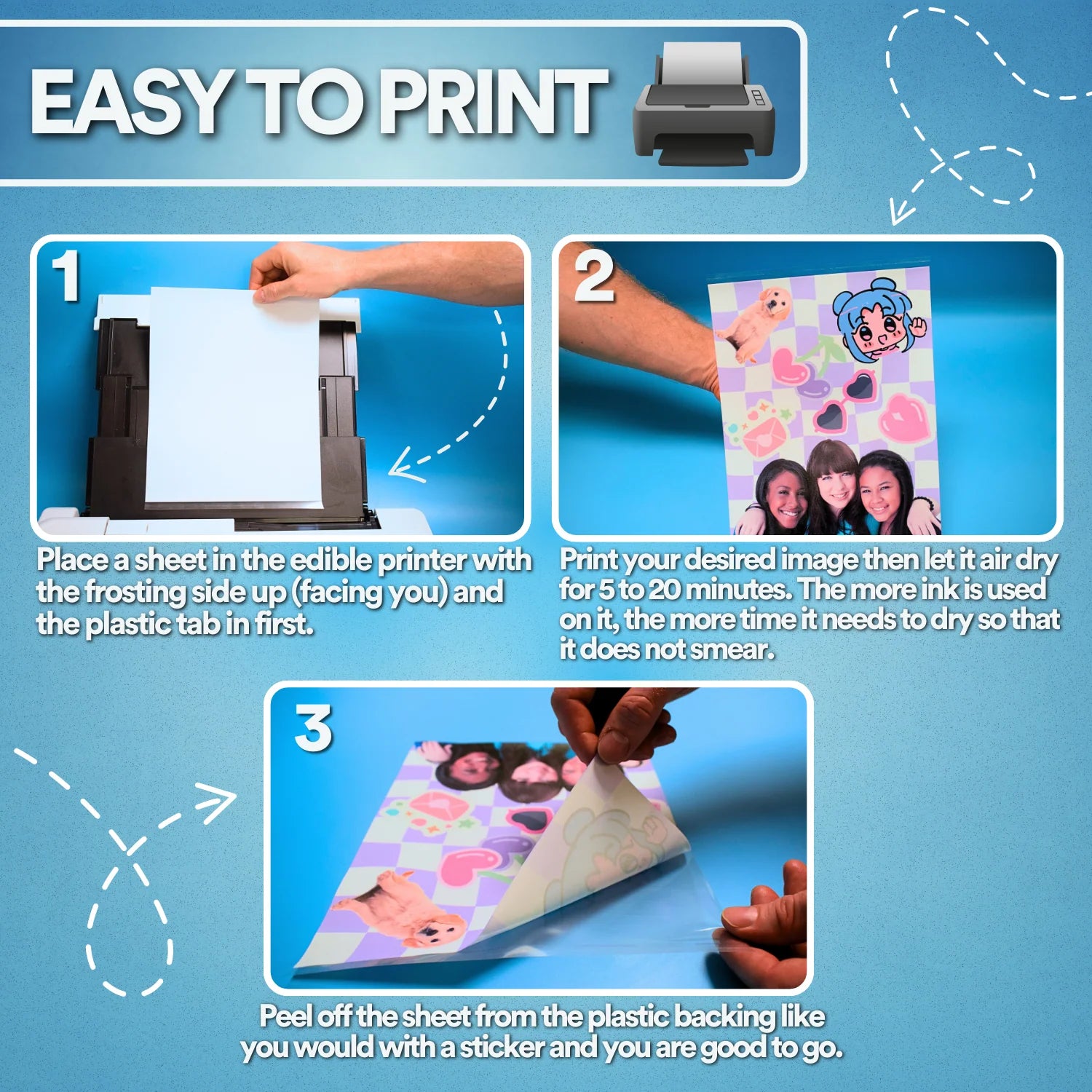 Frosting Sheets Premium 8.5" x 11" - 24 Count