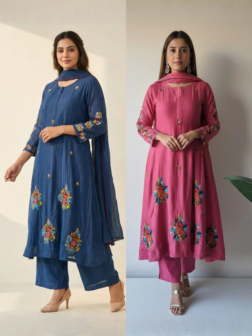 Hazel French Embroidered Set