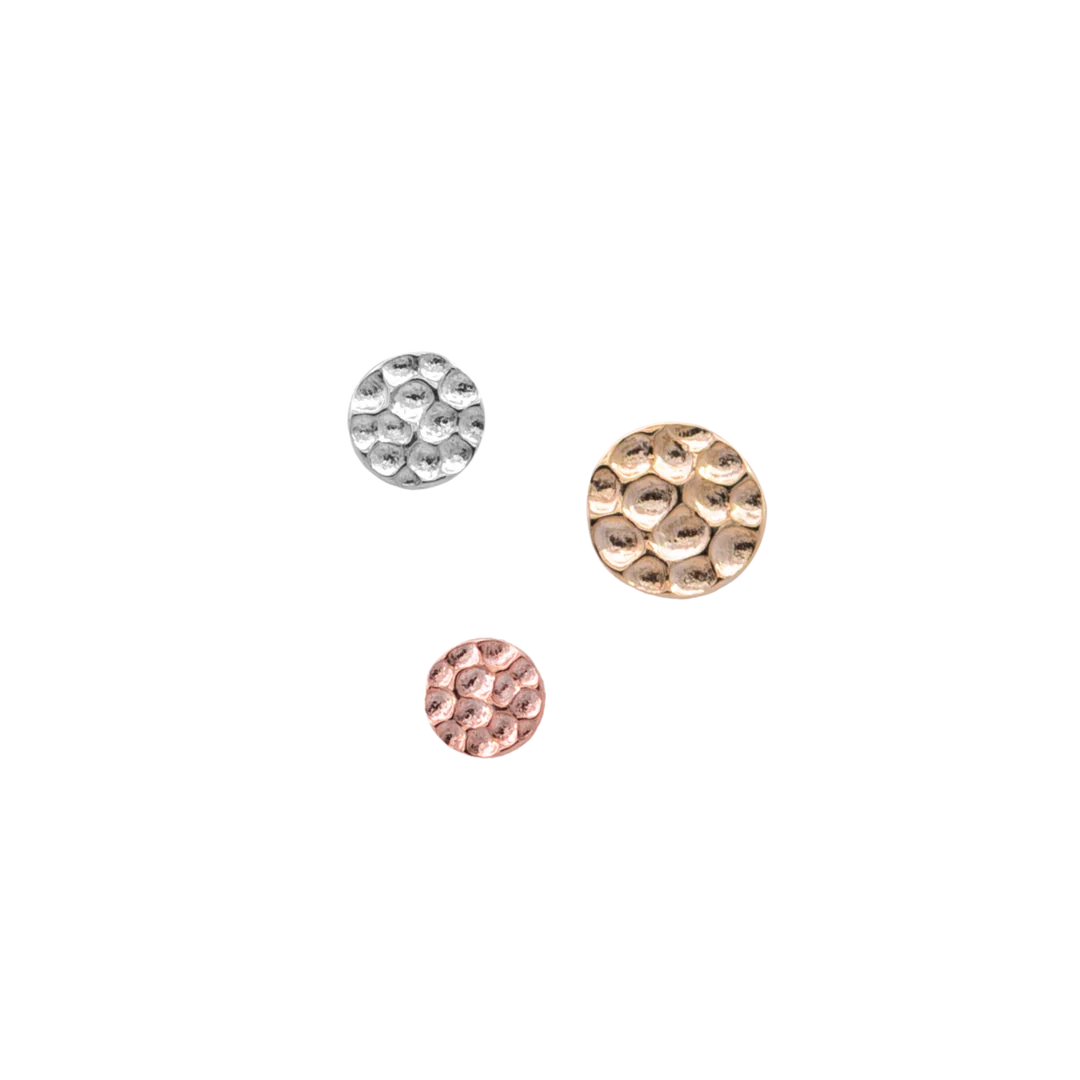 Junipurr Jewelry Hammered Disk