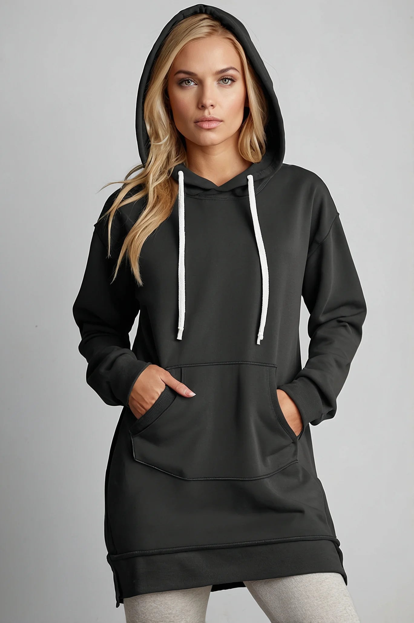 Hooded Sweatshirt Dress