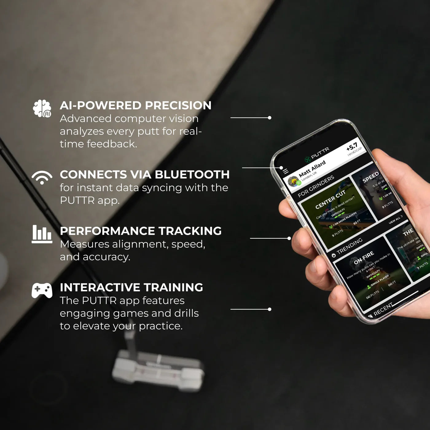 PUTTR Smart Putting Green