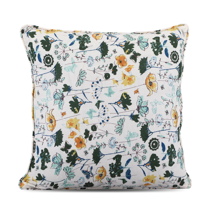 Quilted Floral 100% Cotton Cushion Covers - 142