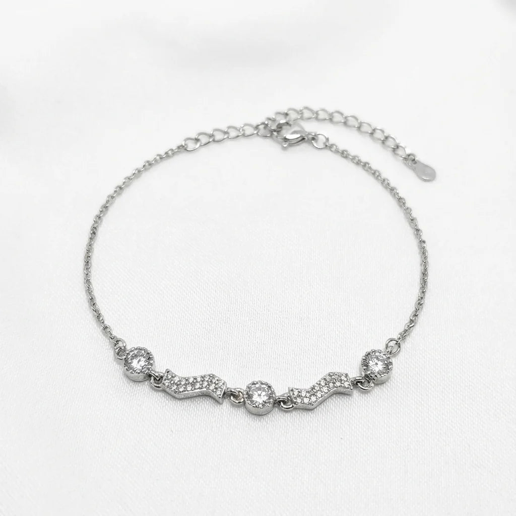 Soft Flow 925 Silver Bracelet