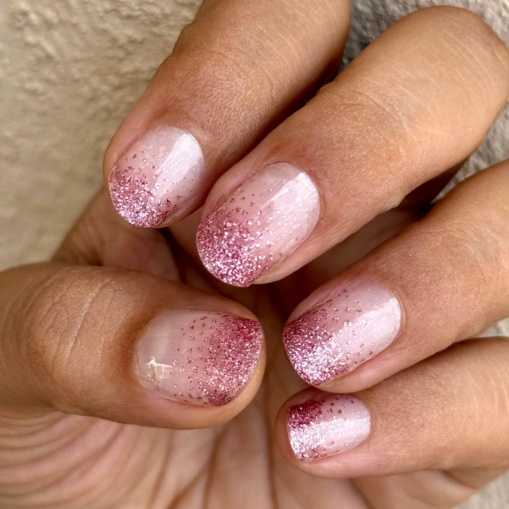 Sparkling Rosé Nail Wraps